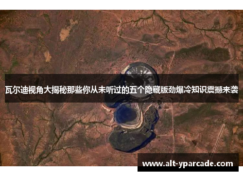 瓦尔迪视角大揭秘那些你从未听过的五个隐藏版劲爆冷知识震撼来袭