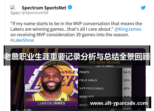 老詹职业生涯重要记录分析与总结全景回顾